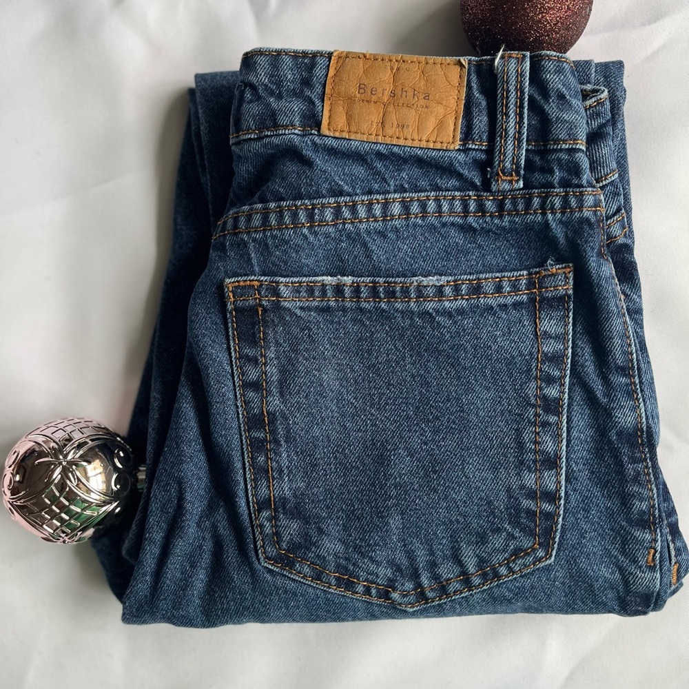 Bershka Women's Blue Skinny Jeans
